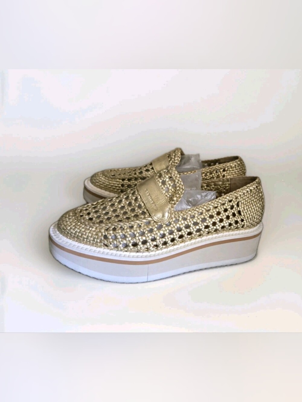 Robert Clergerie - Made In France Belma leather platform loafers Sz 9